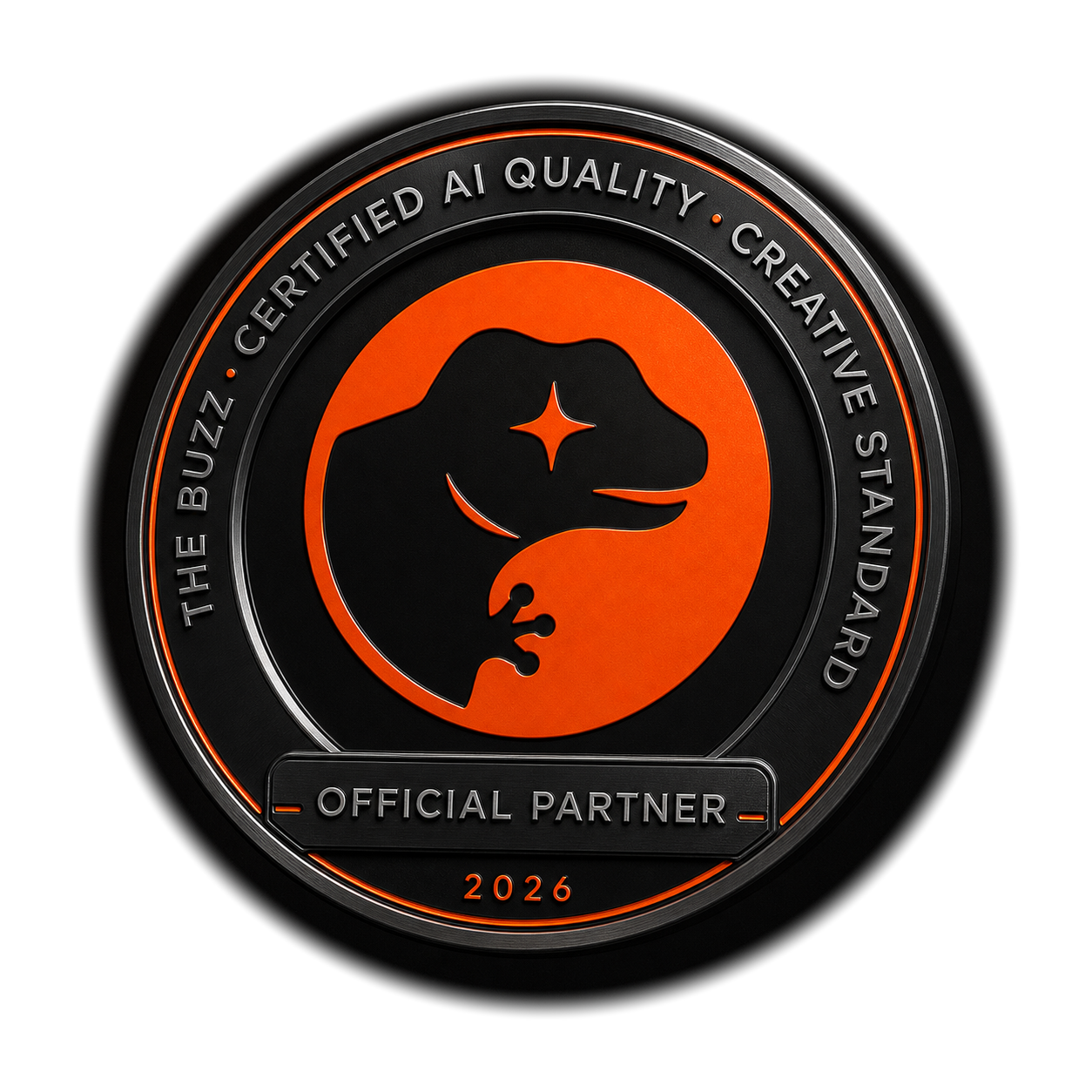 Selo oficial The Buzz Certified AI Quality